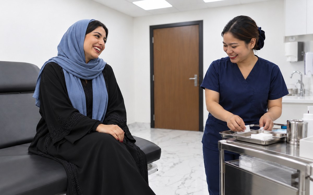 Minor surgery and wound care at Dar As Salama