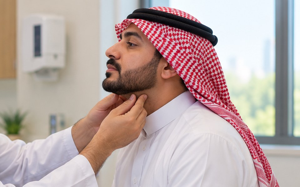 Thyroid and keyhole surgery at Dar As Salama