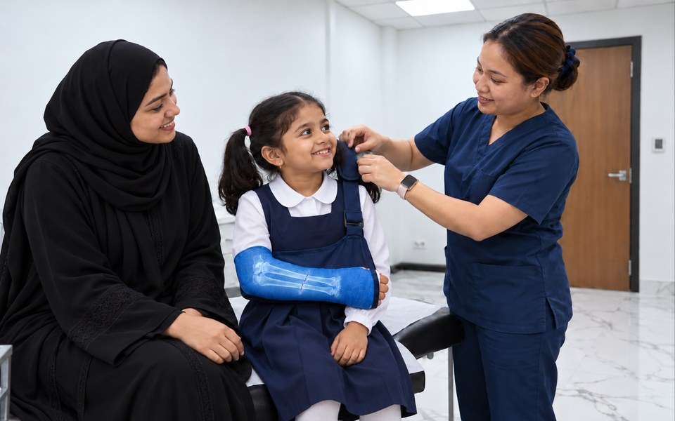 The general orthopedic and fracture clinic at Dar As Salama